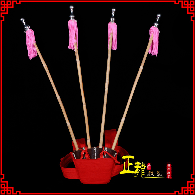 当雄戏装戏曲用品靠旗男女大靠 靠板 正宗牛皮旗杆旗架