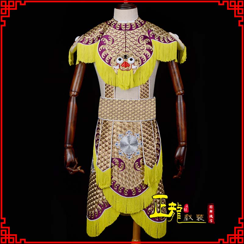 当雄武将士兵云肩鱼鳞侉子